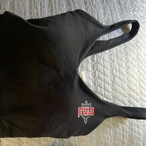 lululemon athletica Black Crop Top